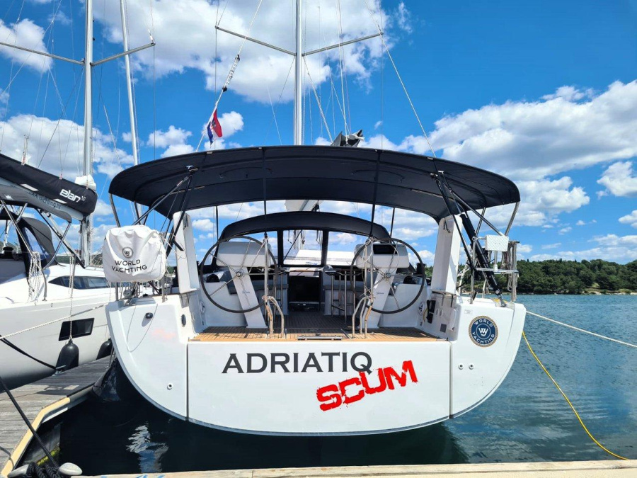 Photo #1 - Hanse 508 - 5 + 1 cab. (Adriatiq Scum) in Marina Mandalina - 36648