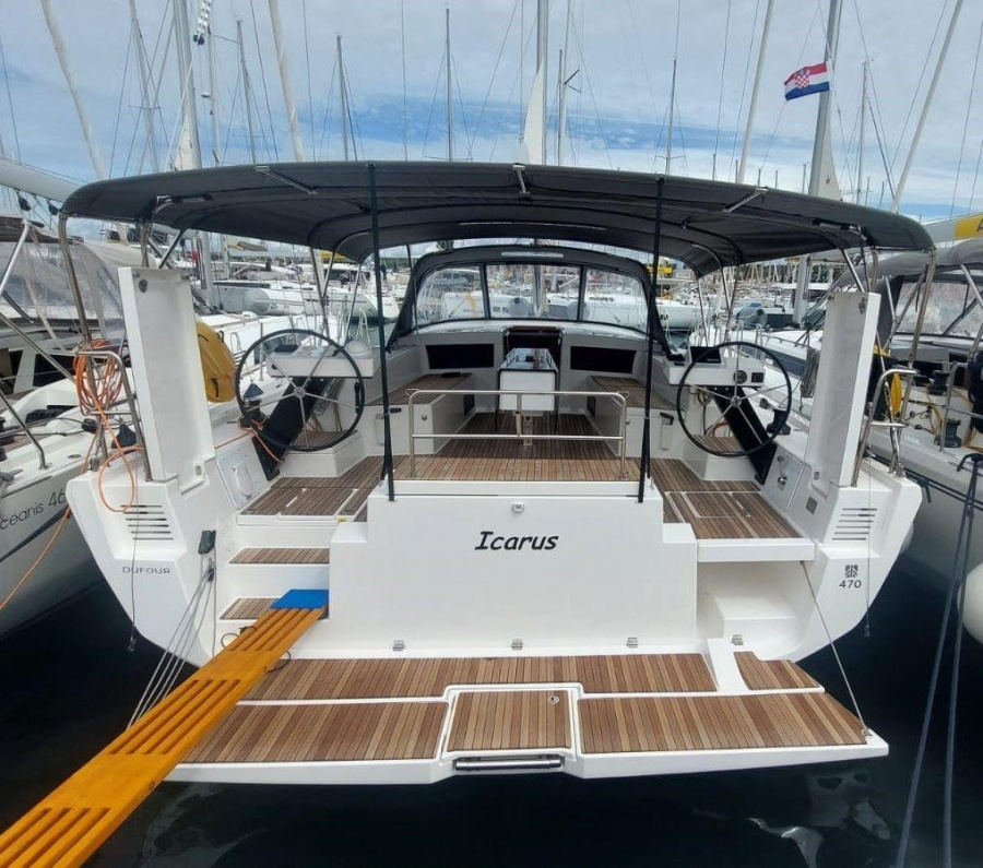 Photo #1 - Dufour 470 - 4 cab. (Icarus) en Marina Šangulin - 36682