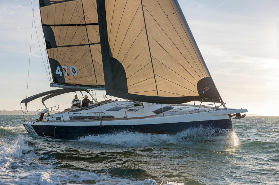 Photo #1 - Dufour 470 - 4 + 1 cab. (Aqua Azzurro) in Marina - 37074