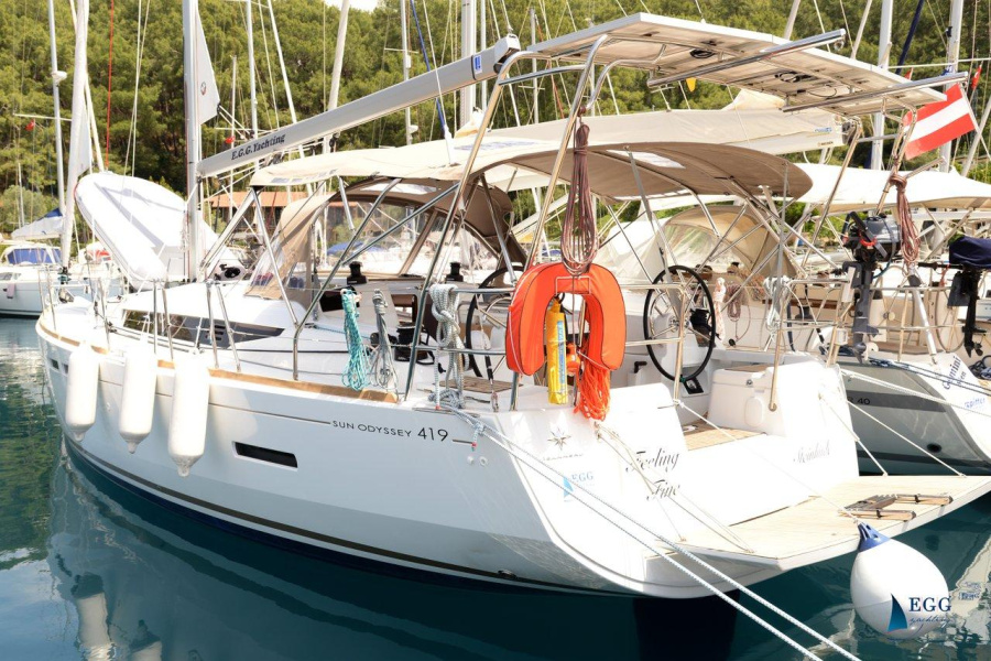 Photo #1 - Sun Odyssey 419 - 3 cab. (Feeling Fine) en Göcek - 37088