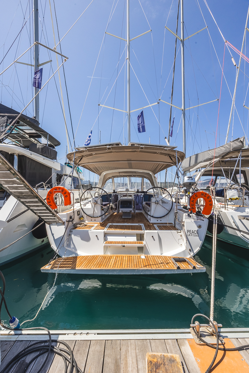 Photo #1 - Oceanis 41.1 (Peace) in Lefkas main port - 37614