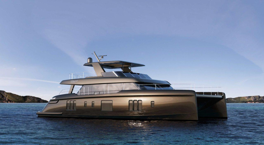 Photo #1 - Sunreef 70 Power (Amber One) in Marina - 37776