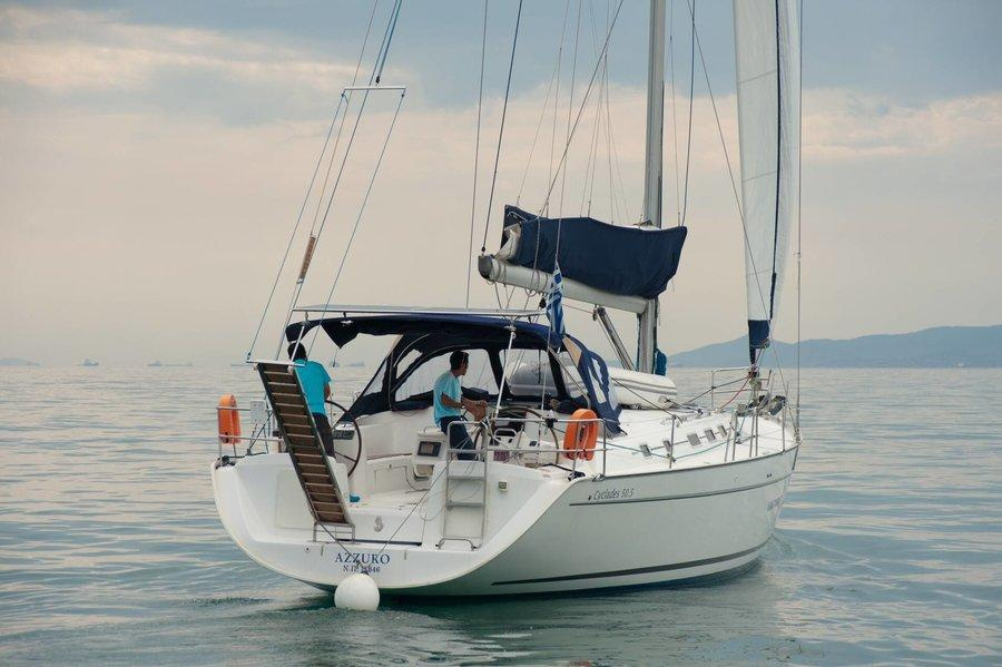 Photo #1 - Cyclades 50.5 - 5 + 1 cab. (Azzuro) in Alimos marina - 38747