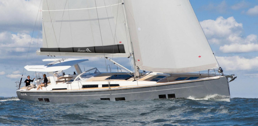 Photo #1 - Hanse 588 - 3 + 1 cab. (Salty by Nature) in ACI Marina - 40156