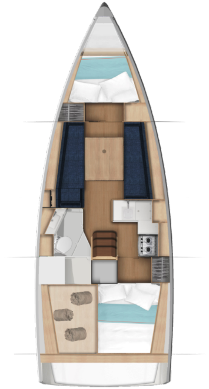 Photo #1 - Sun Odyssey 350 - 2 cab. (Northwind 35) in main port - 42178
