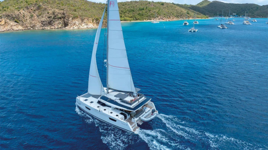 Photo #1 - Fountaine Pajot Tanna 47 - 5 + 1 cab. (Blue Angel) in Yacht Classic Hotel Marina - 42301