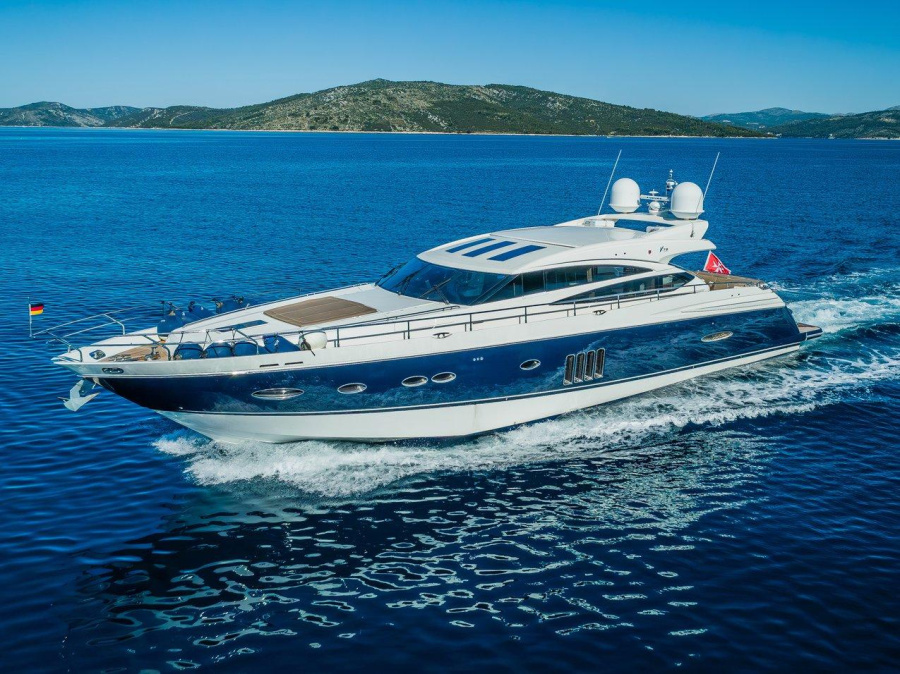 Photo #1 - Princess V78 (Gitana II) en Yachtclub Seget (Marina Baotić) - 43426
