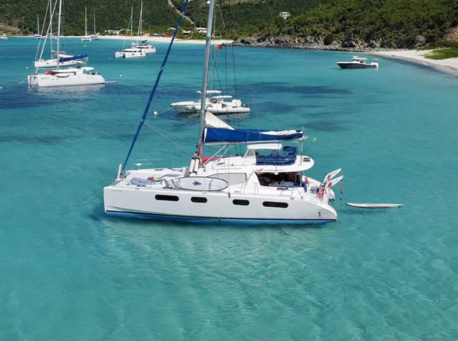 Photo #1 - Leopard 46 - 4 cab. (Moko Jumbie) in St. Vincent & Grenadines, Blue Lagoon Marina - 63170
