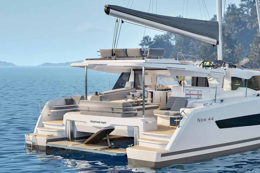 Photo #1 - Fountaine Pajot New 44 Quatour - 4 cab. (Makatea) in Marina (ex.SCT) - 63285