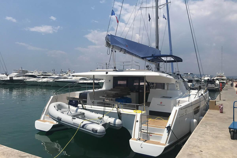 Photo #1 - Fountaine Pajot Saba 50 - 6 + 2 cab. (Waterloo) in Yachtclub Seget (Marina Baotić) - 44910