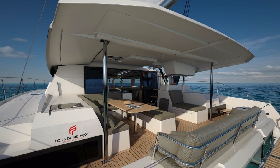 Photo #5 - Fountaine Pajot Saona 47 Quintet - 5 + 1 cab. (PALISSANDRE) in Jolly Harbour - 27698