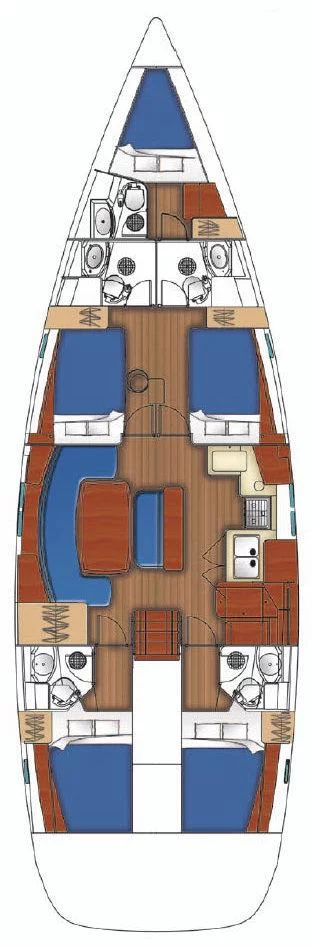 Oceanis Clipper 523 (ATHINA )  - 1