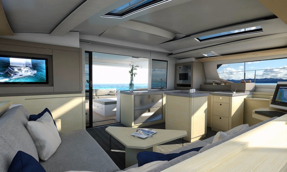 Photo #5 - Fountaine Pajot Saona 47 Quintet - 5 + 1 cab. (GUIRIDEN) in Le Marin - 28612