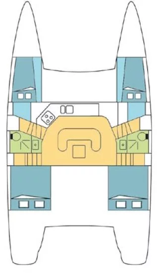 Catana 41 OC - 4 cab. (OUESSANT )  - 1