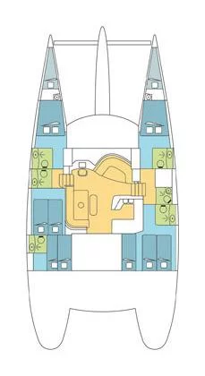 Fountaine Pajot Eleuthera 60 - 5 + 2 cab. (TEREHAU )  - 1