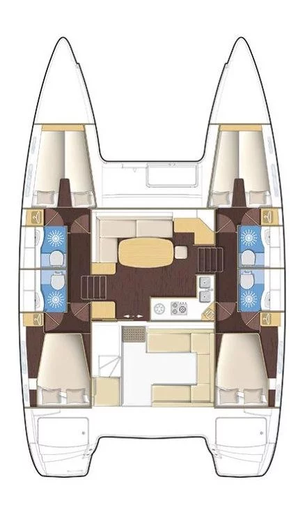 Lagoon 400 - 4 cab. (PACHAMAMA )  - 1