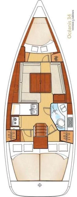 Oceanis 34 (Blue Heron )  - 1