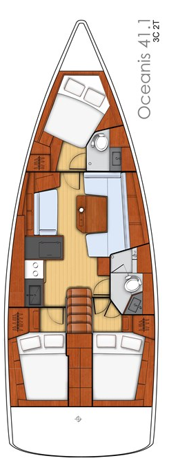 Photo #6 - Oceanis 41.1 (Elena) in Lefkada - 29534