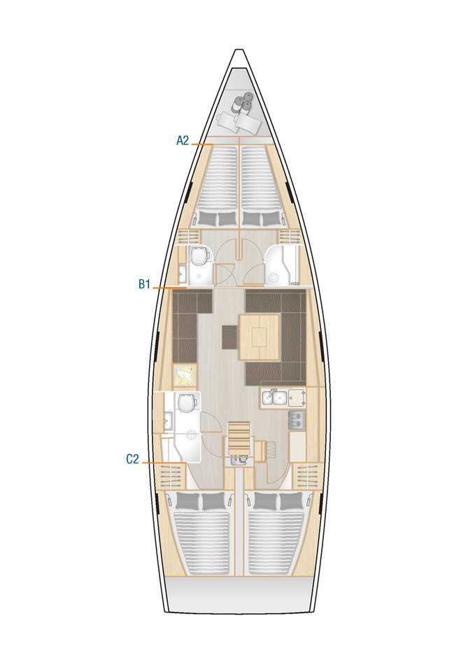 Photo #3 - Hanse 458 (Isabelle) in Biograd - 29610