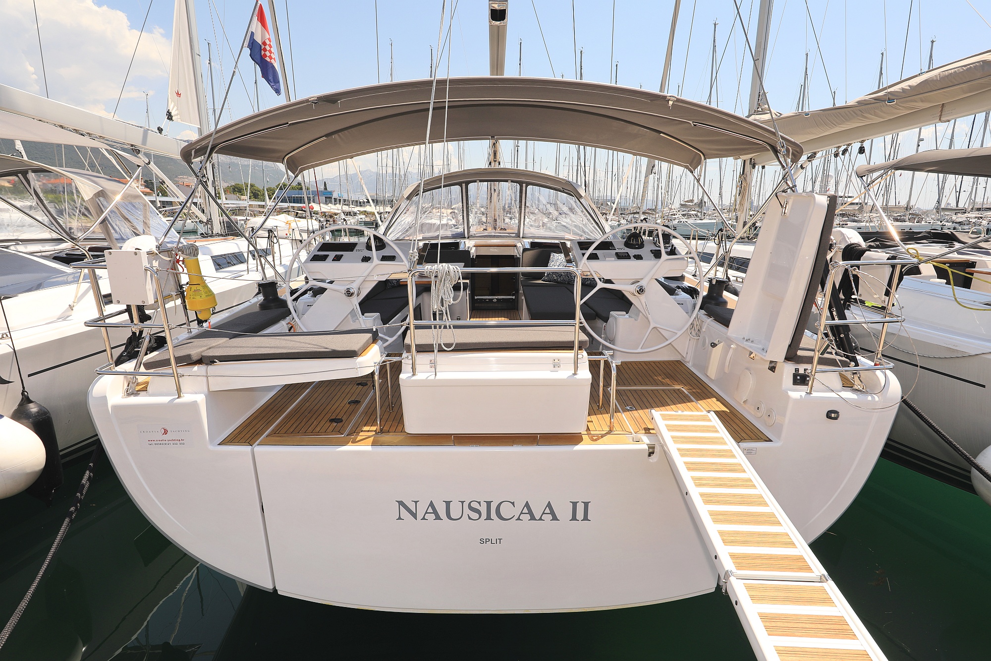 Photo #4 - Hanse 588 - 4 + 1 cab. (Nausicaa II) en Kastela - 29626