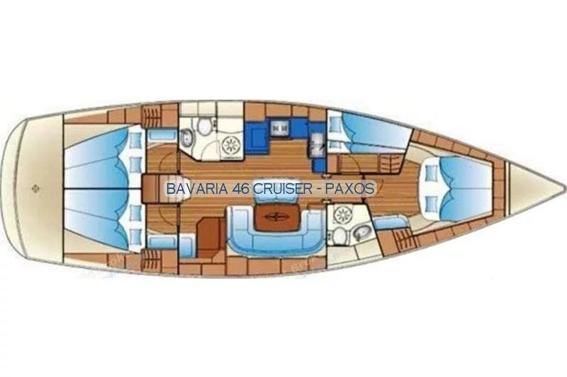 Bavaria 46 Cruiser (Paxos)  - 4