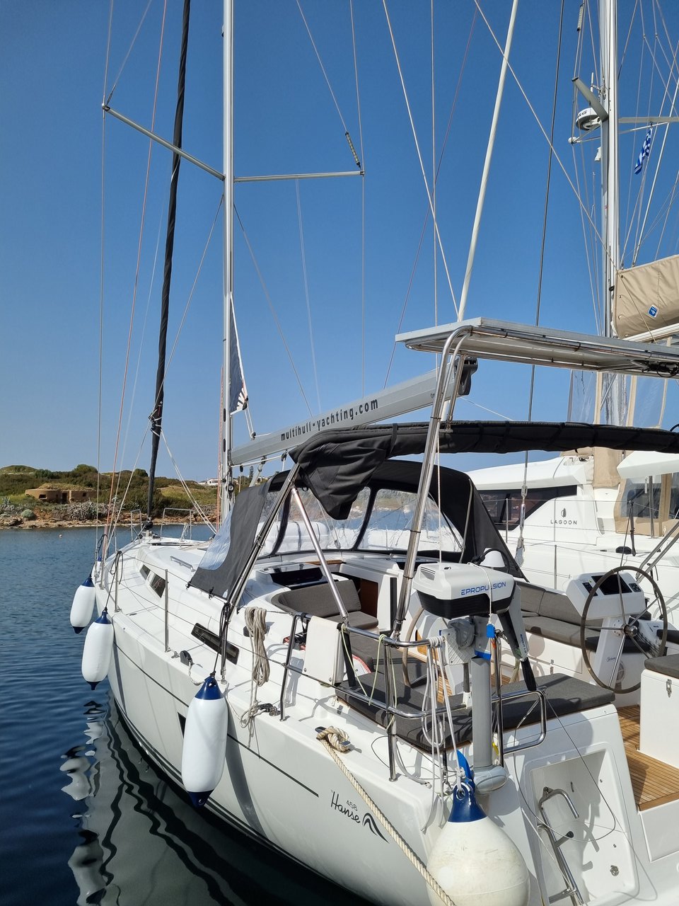 Photo #6 - Hanse 458 (Melusine) in Lavrion - 29904