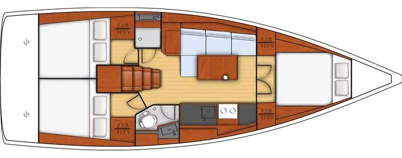 Oceanis 38.1 (La Rose)  - 1