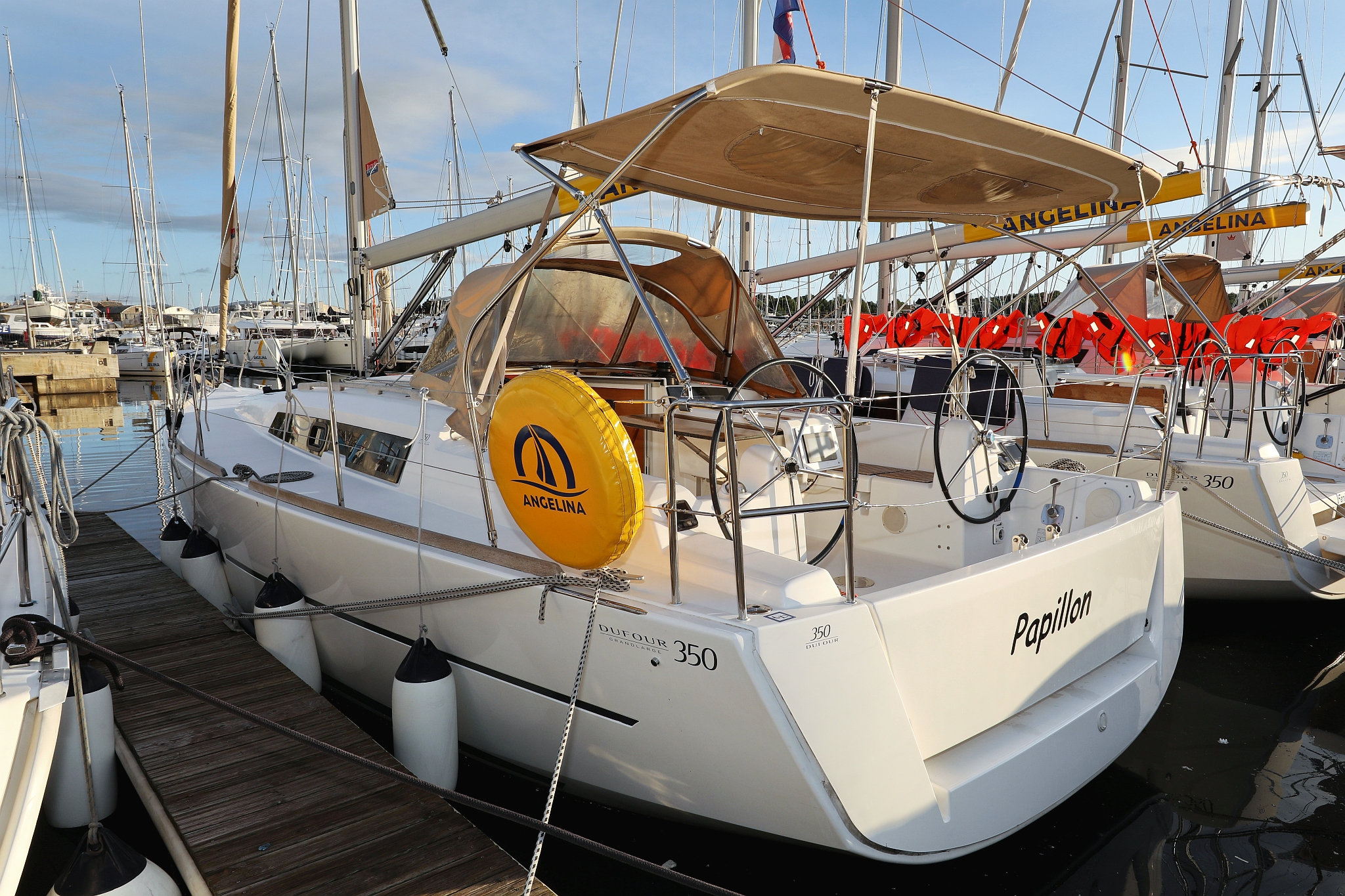 Photo #41 - Dufour 350 GL (Papillon) en Sibenik - 30622