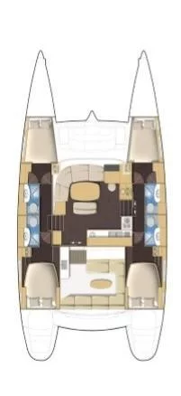 Lagoon 440 - 4 cab. (BLUE MARLIN)  - 1