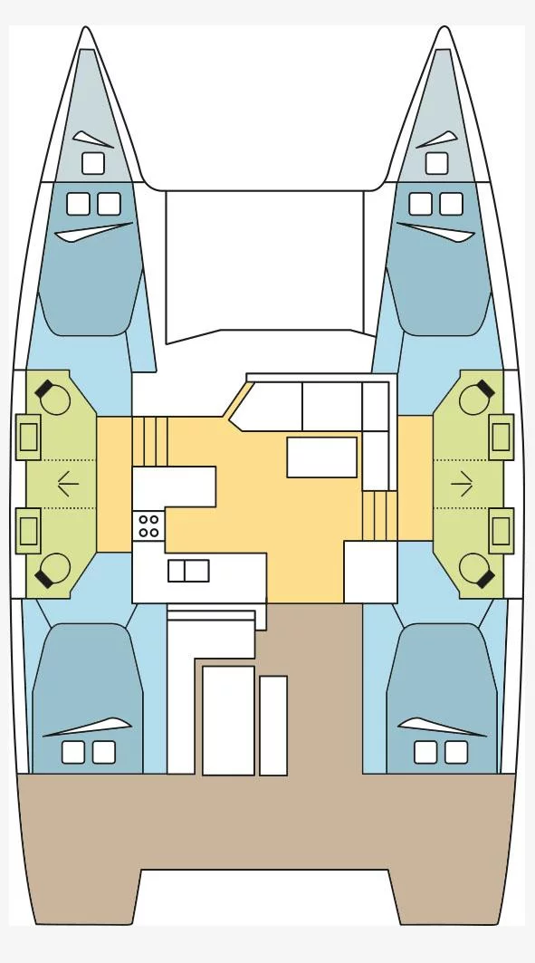 Fountaine Pajot Astrea 42 - 4 + 2 cab. (MARBELLA_DB )  - 1