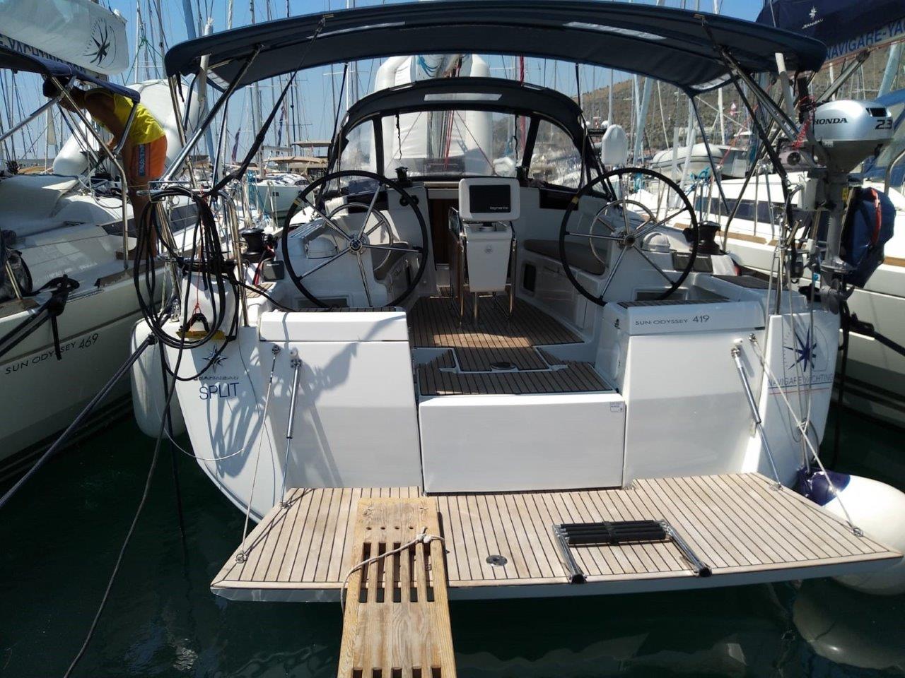 Photo #6 - Sun Odyssey 419 - 3 cab. (Tumbleweed) en Corfú - 32110