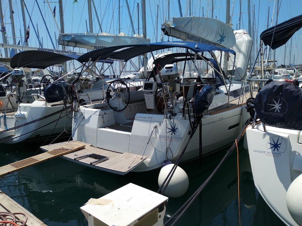 Photo #7 - Sun Odyssey 419 - 3 cab. (Tumbleweed) en Corfú - 32110