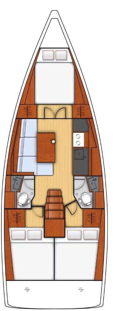 Oceanis 38 - 3 cab. (Fede)  - 1