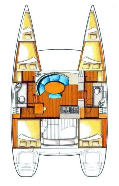 Lagoon 380 S2 - 4 + 2 cab. (Pegasus)  - 2