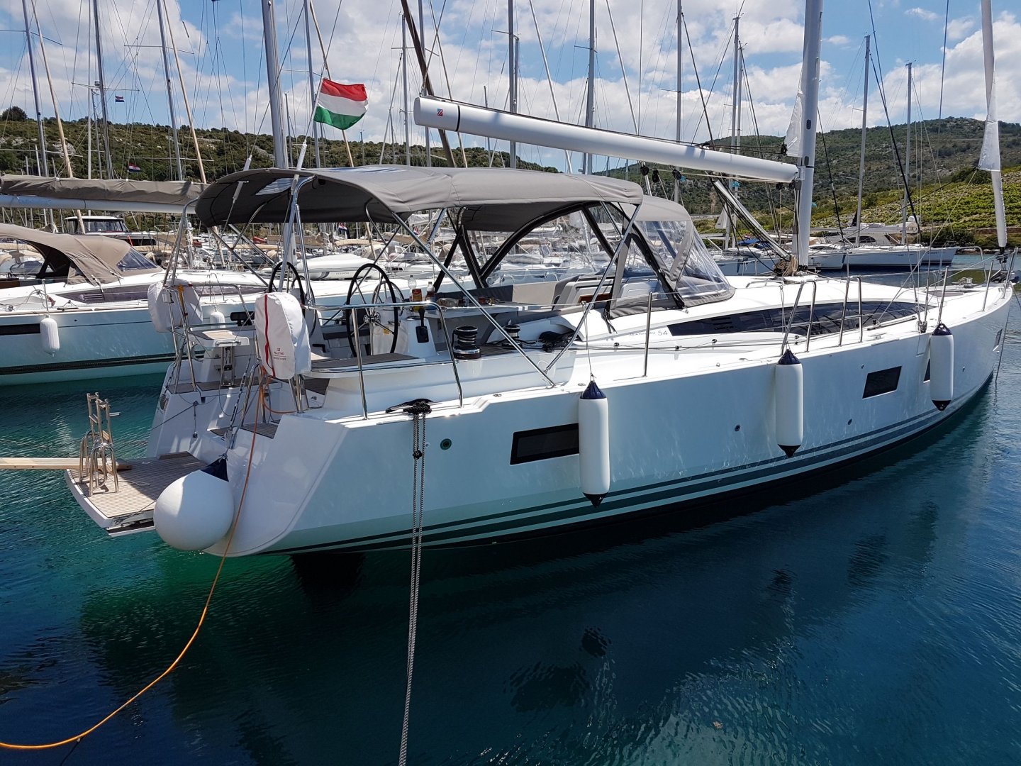 Photo #6 - Jeanneau 54 - 4 + 1 cab. (Blue Dream) in Pirovac - 33006