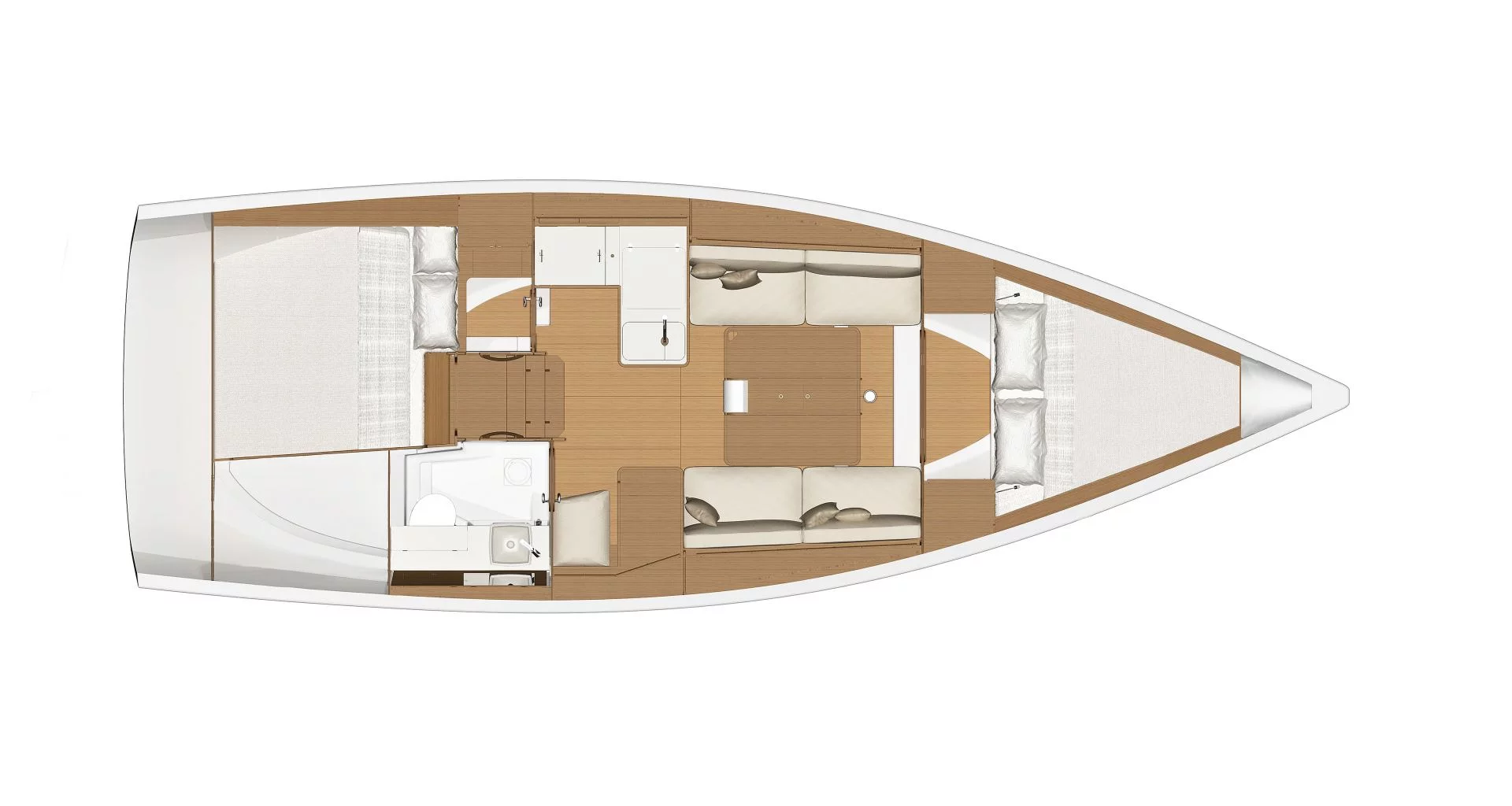 Dufour 360 GL (Happy Planet)  - 6