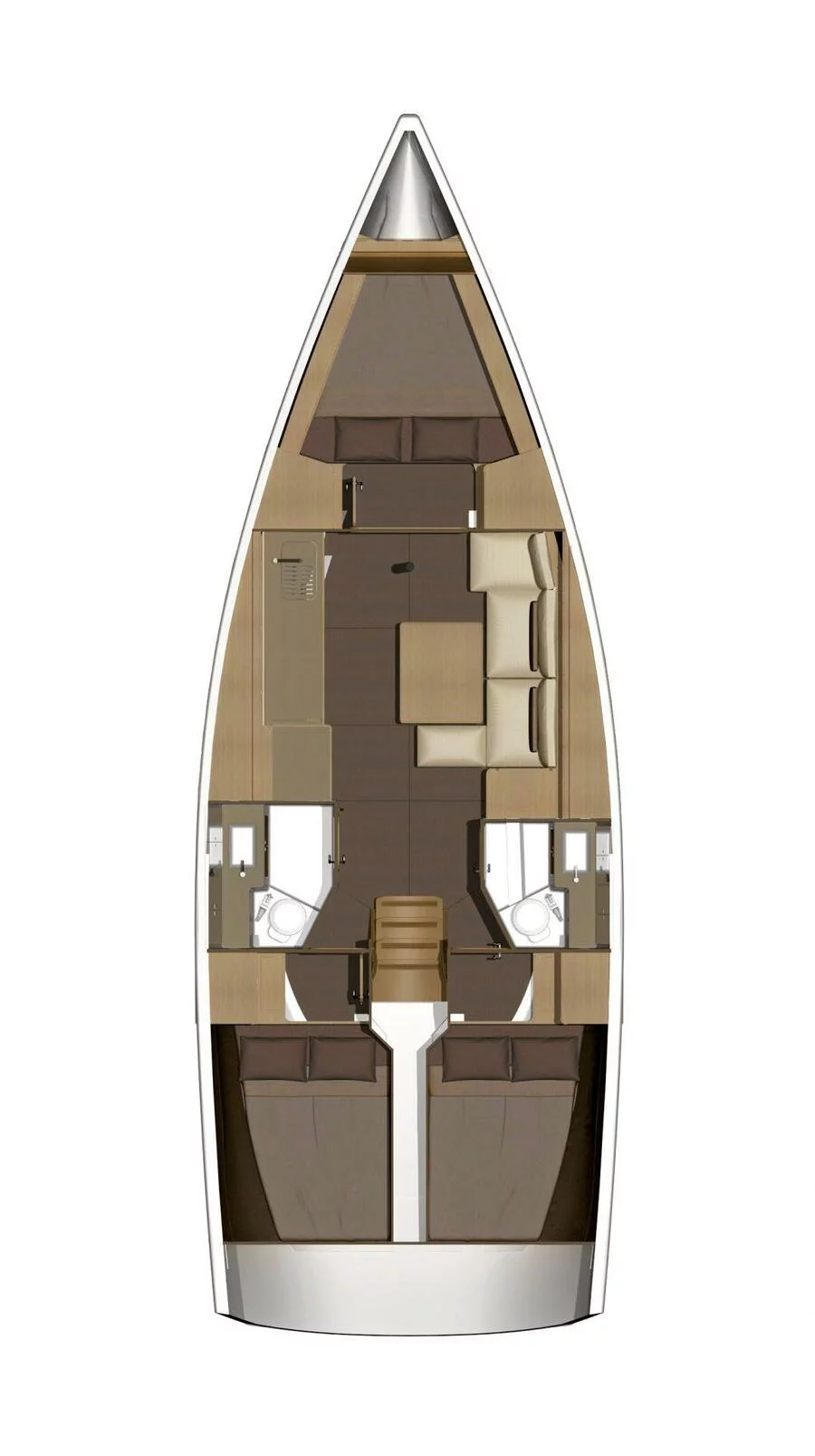 Dufour 382 GL - 3 cab. (CAVALLO_DB)  - 1