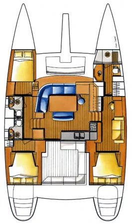 Lagoon 440 - 3 cab. (ZEBRA MOON IV)  - 1