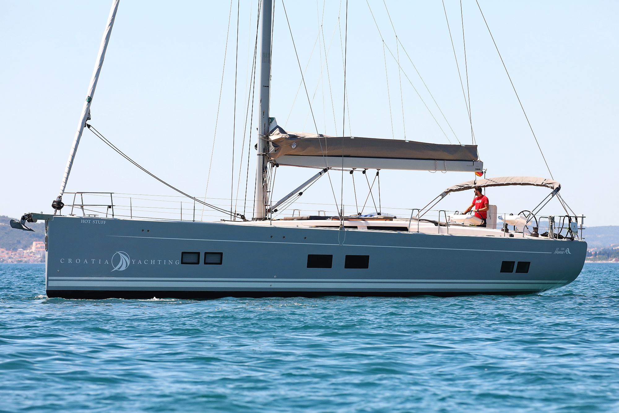 Photo #7 - Hanse 588 - 5 + 1 cab. (Hot Stuff) in Kastela - 34260
