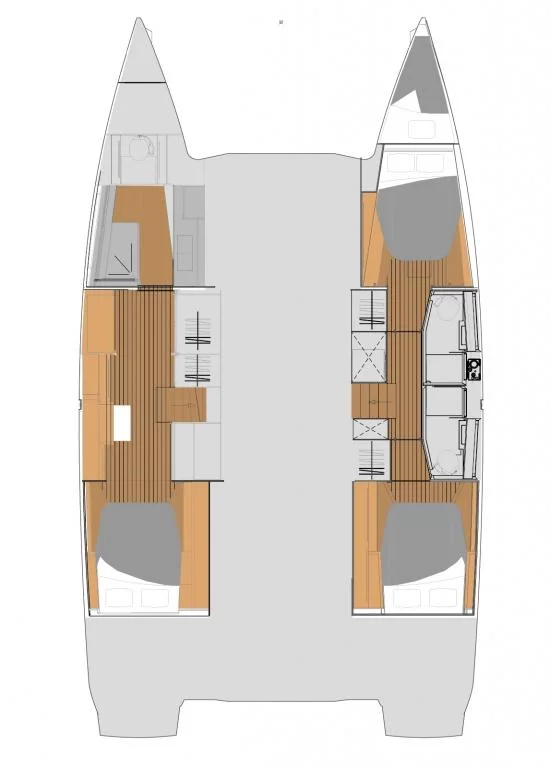 Fountaine Pajot Elba 45 - 3 cab. (ANTON_G)  - 1