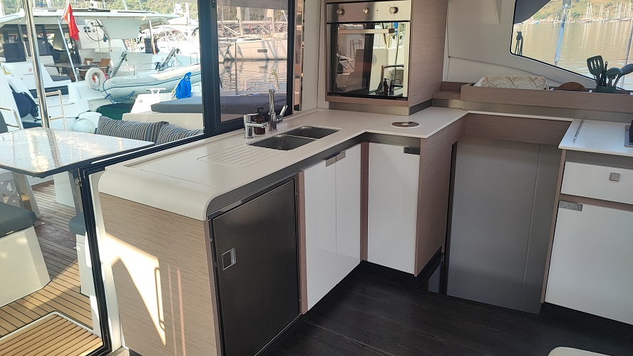Photo #10 - Fountaine Pajot Elba 45 - 4 cab. (Lalom) en Fethiye - 34442
