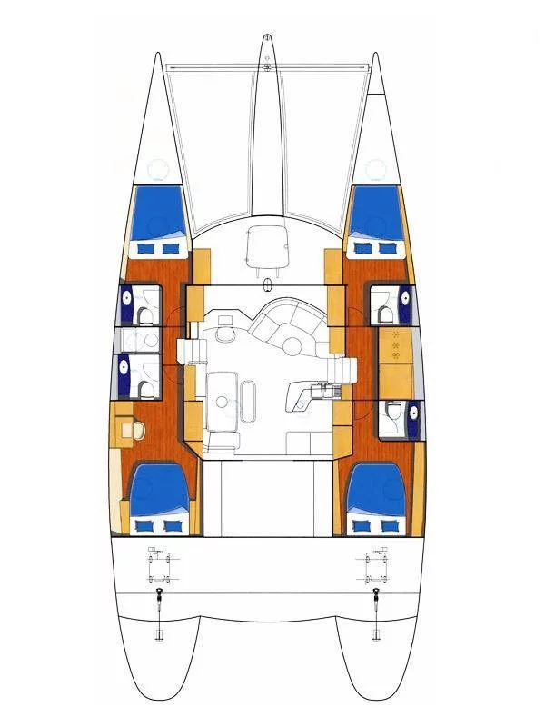 Fountaine Pajot Eleuthera 60 - 4 cab. (MATA FENUA_DB)  - 1