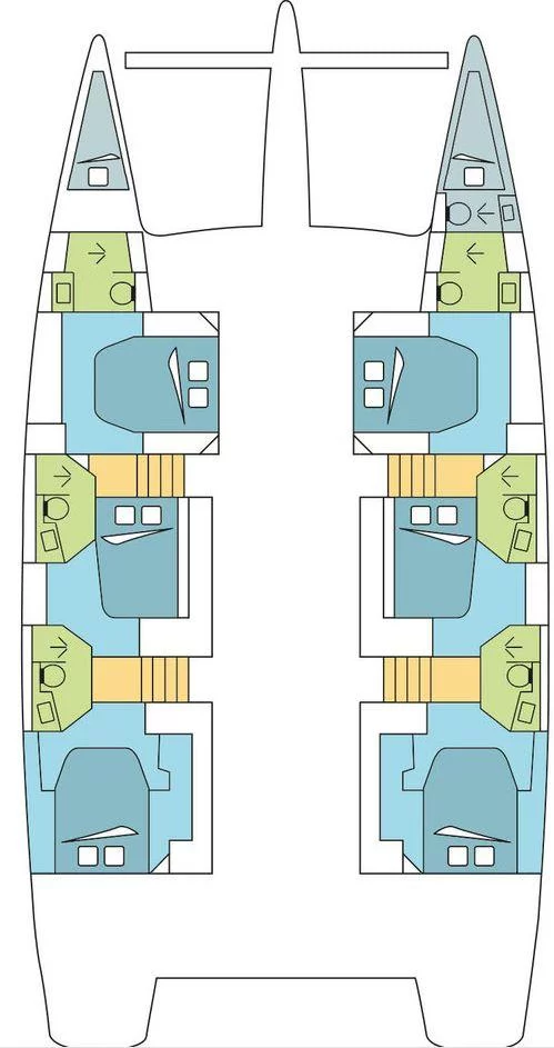 Fountaine Pajot Ipanema 58 - 6 + 2 cab. (DREAM CANOUAN_G)  - 1