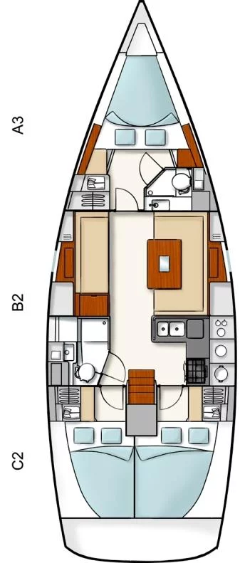 Hanse 400 (Gaia)  - 1