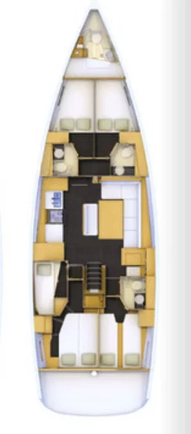 Jeanneau 54 - 5 + 1 cab. (Aegean Star)  - 1