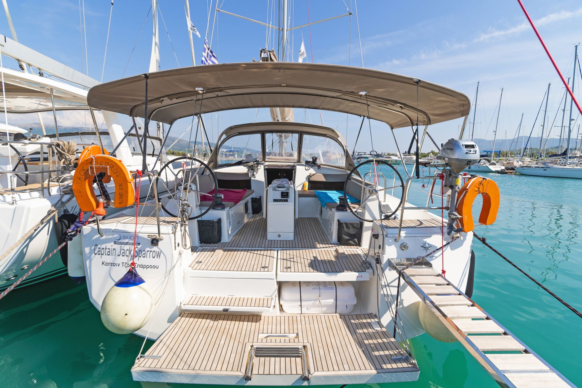 Photo #7 - Sun Odyssey 490 - 4 + 1 cab. (Capt. Jack Sparrow) in Lefkada - 35780