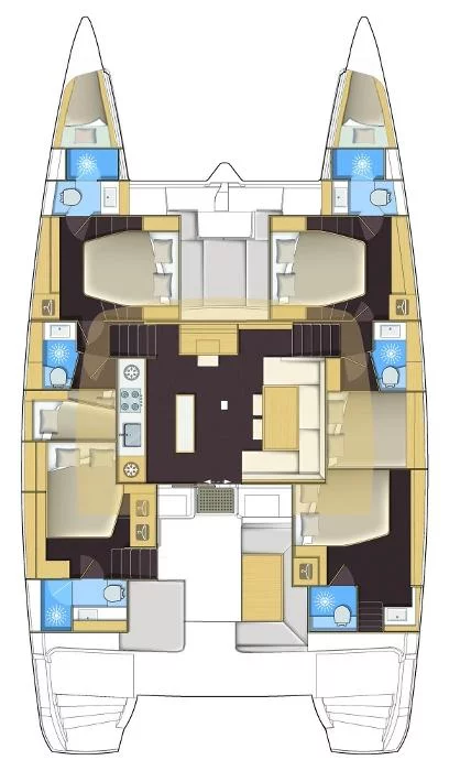 Lagoon 52 - 6 + 2 cab. (RHAPSODY_DB)  - 1