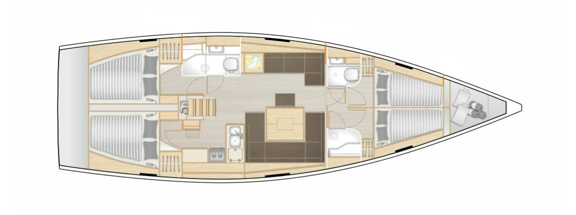 Photo #13 - Hanse 458 (Kiveli) in Korfu - 37397