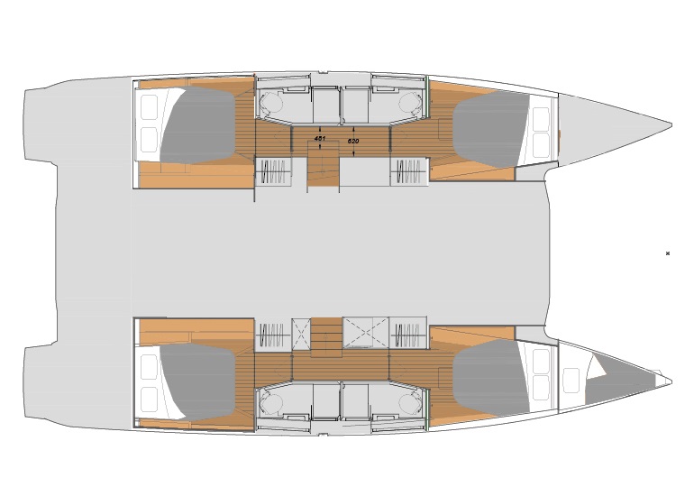 Photo #6 - Fountaine Pajot Elba 45 - 4 + 1 cab. (Halle Berry) in Marmaris - 37779