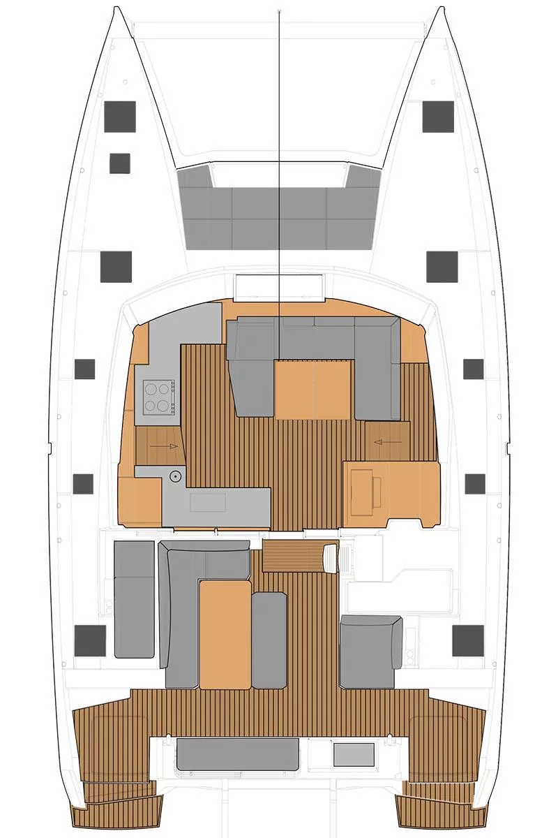 Fountaine Pajot Elba 45 - 4 + 1 cab. (Limin')  - 2